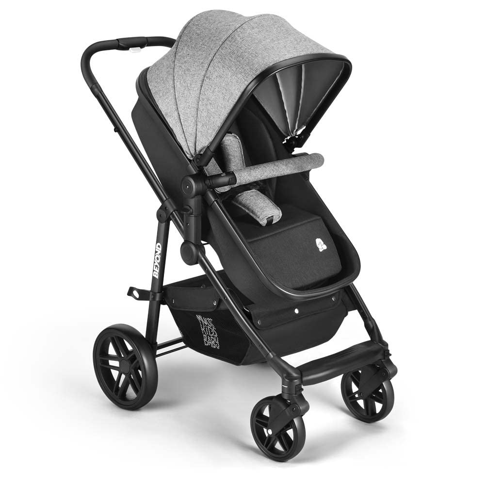 Carrinho Passeio Beyond 2 em 1 Assento Moisés 0-15kgs Cinza